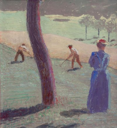 Workers in the Field near Kandern by August Macke